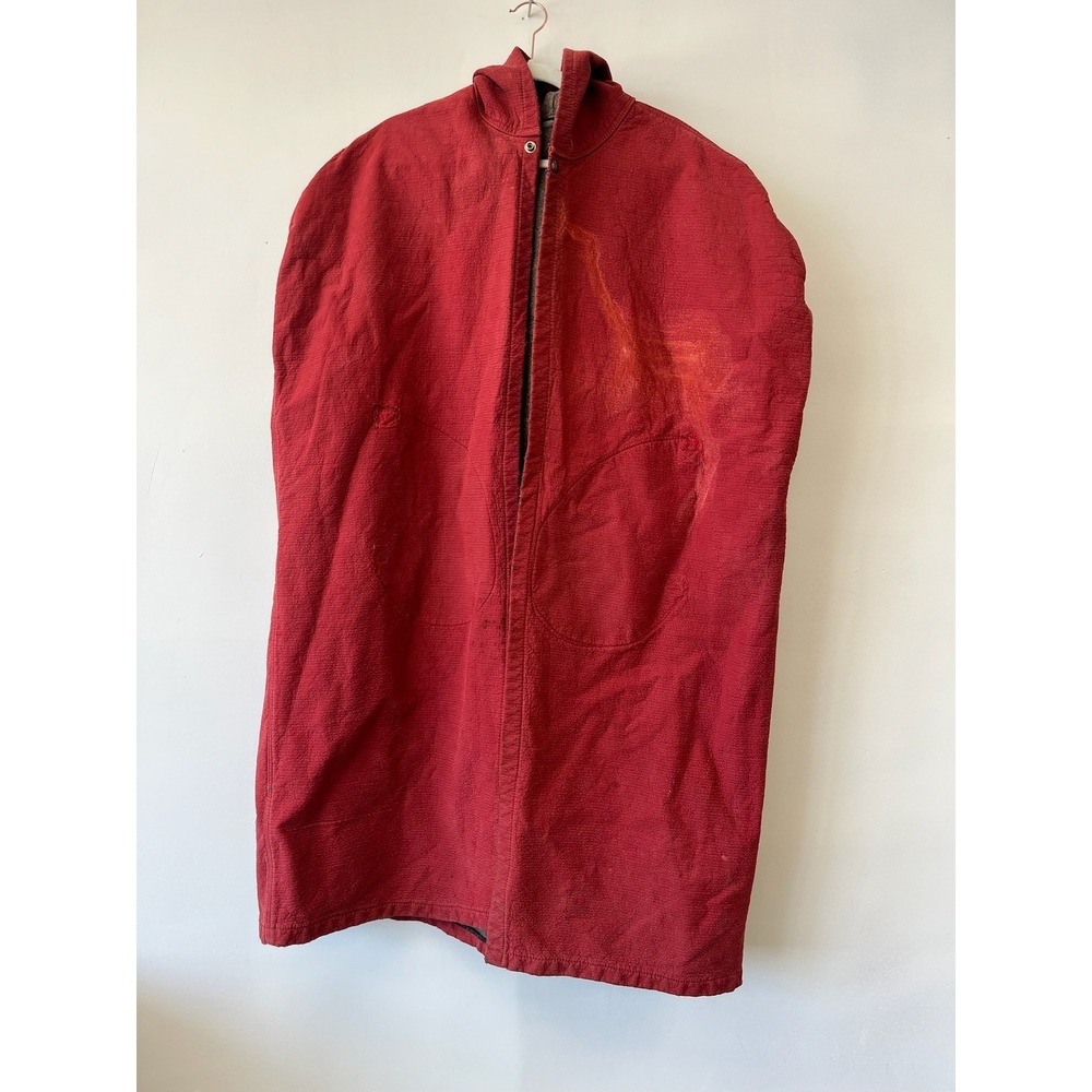 Vintage Hodgman Woolen Mills Footbal Overcoat Sideline‎ Warm-up Jacket 1950s